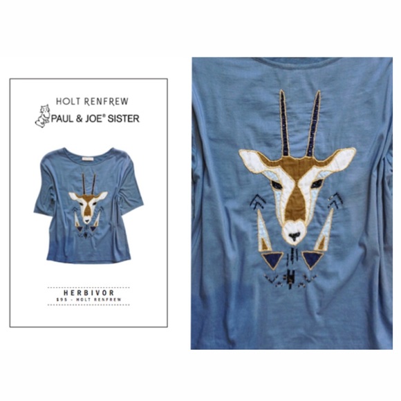 Paul & Joe Tops - Paul & Joe Sister Herbivore Beaded Tee